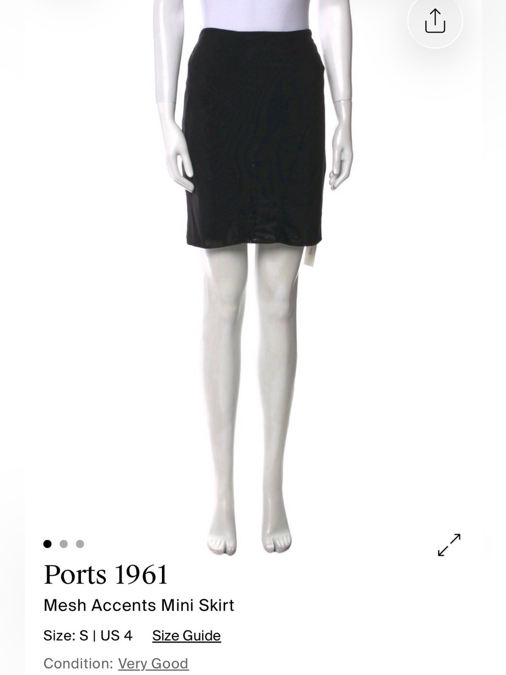 PORTS 1961 Skirt w/ side zipper